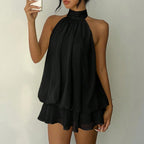 AMELI Bianca — Conjunto vaporoso con short integrado