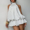 AMELI Bianca — Conjunto vaporoso con short integrado